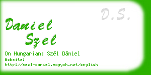 daniel szel business card