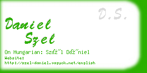 daniel szel business card